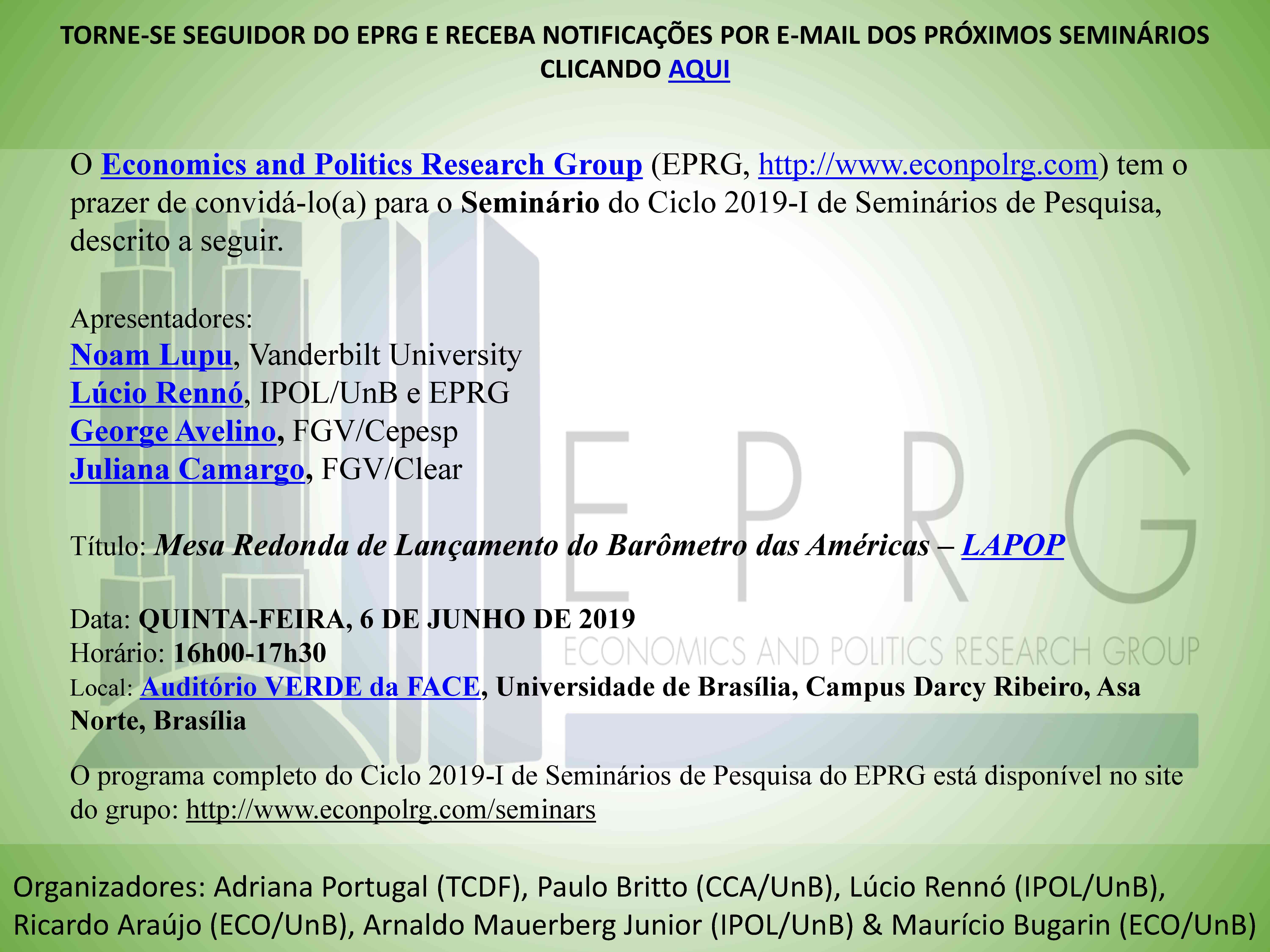 Mesa Redonda: Barômetro das Américas com Noam Lupu, Vanderbilt ...